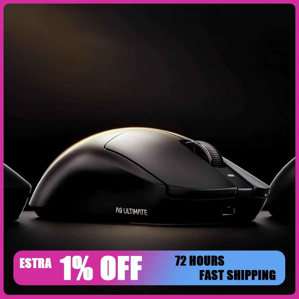 ATK A9 Ultimate Mouse Dual Mode Wireless Mouse 8000Hz Polling Rate Paw3950/Paw3395 Gaming Mice Lightweight PC Accessories