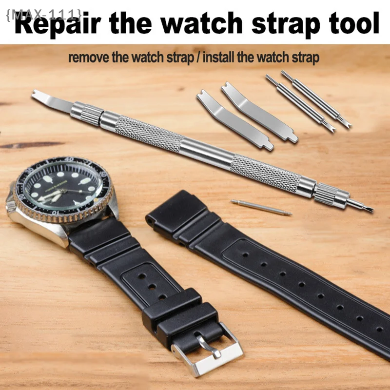 【F2-MAX111】Metall-Uhrenwerkzeug zum Öffnen der Rückseite, Werkzeug zum Entfernen von Armbandstiften, Reparaturset für Uhrmacher, 1/2 Stück