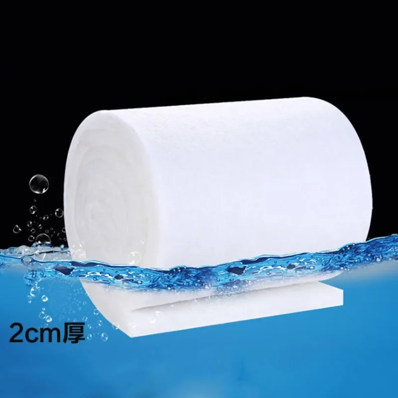 

White 30cmx50cmx2cm Aquarium Filter Super Thick Biochemical Filter Cotton Sponge for Aquarium Fish Tank Bio Cotton Foam Skimmer