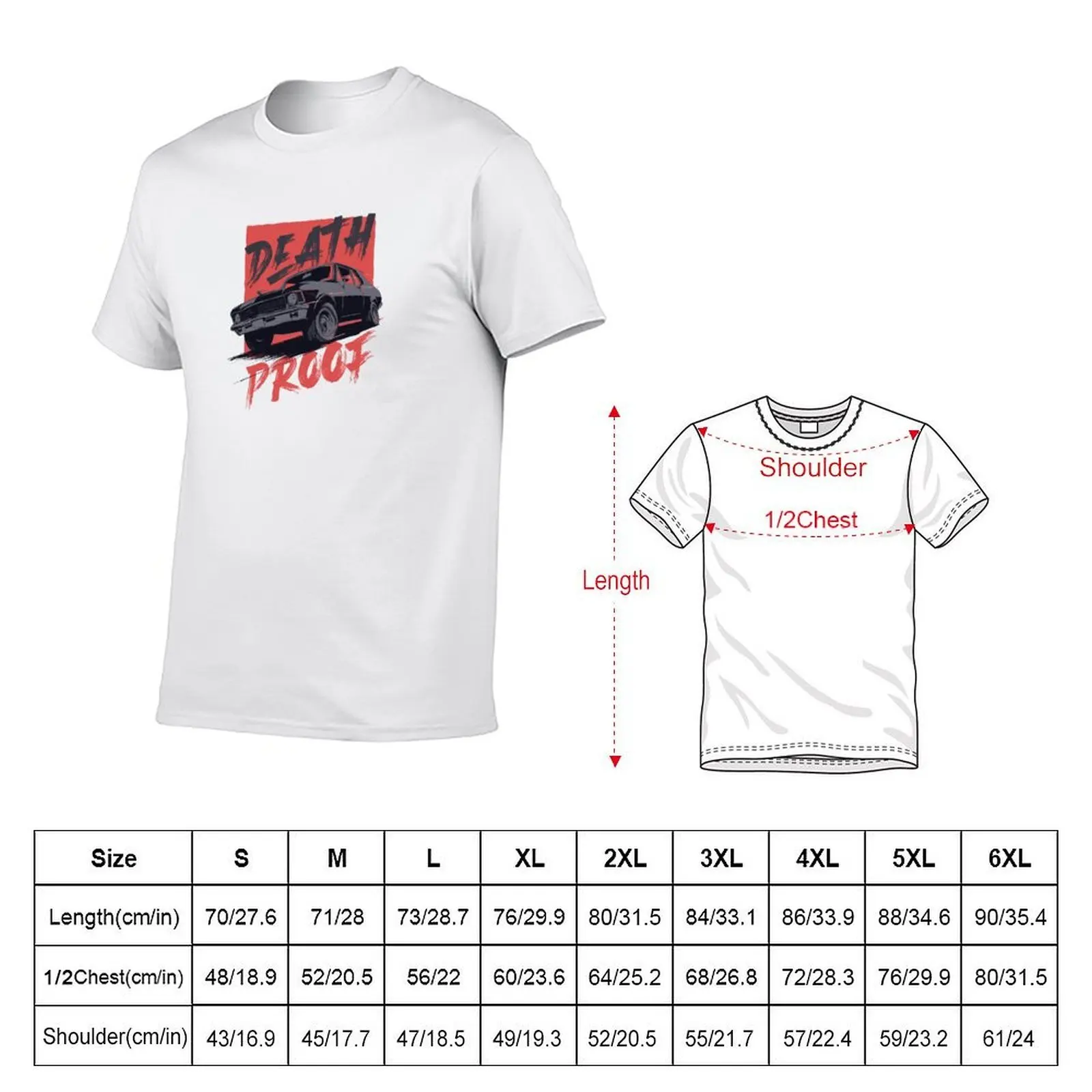 Death Proof Chevy Nova T-Shirt quick-drying sweat sweat shirts, men