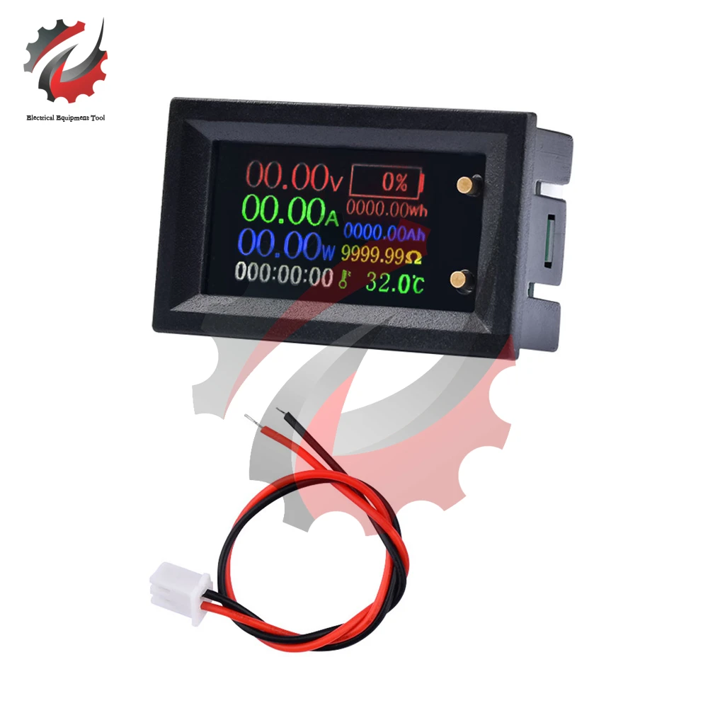 DC30V20A IPS LCD Digital Voltmeter Ammeter 9in1 Multifunction Tester Voltage Current Power Energy Battery Electricity Test Meter