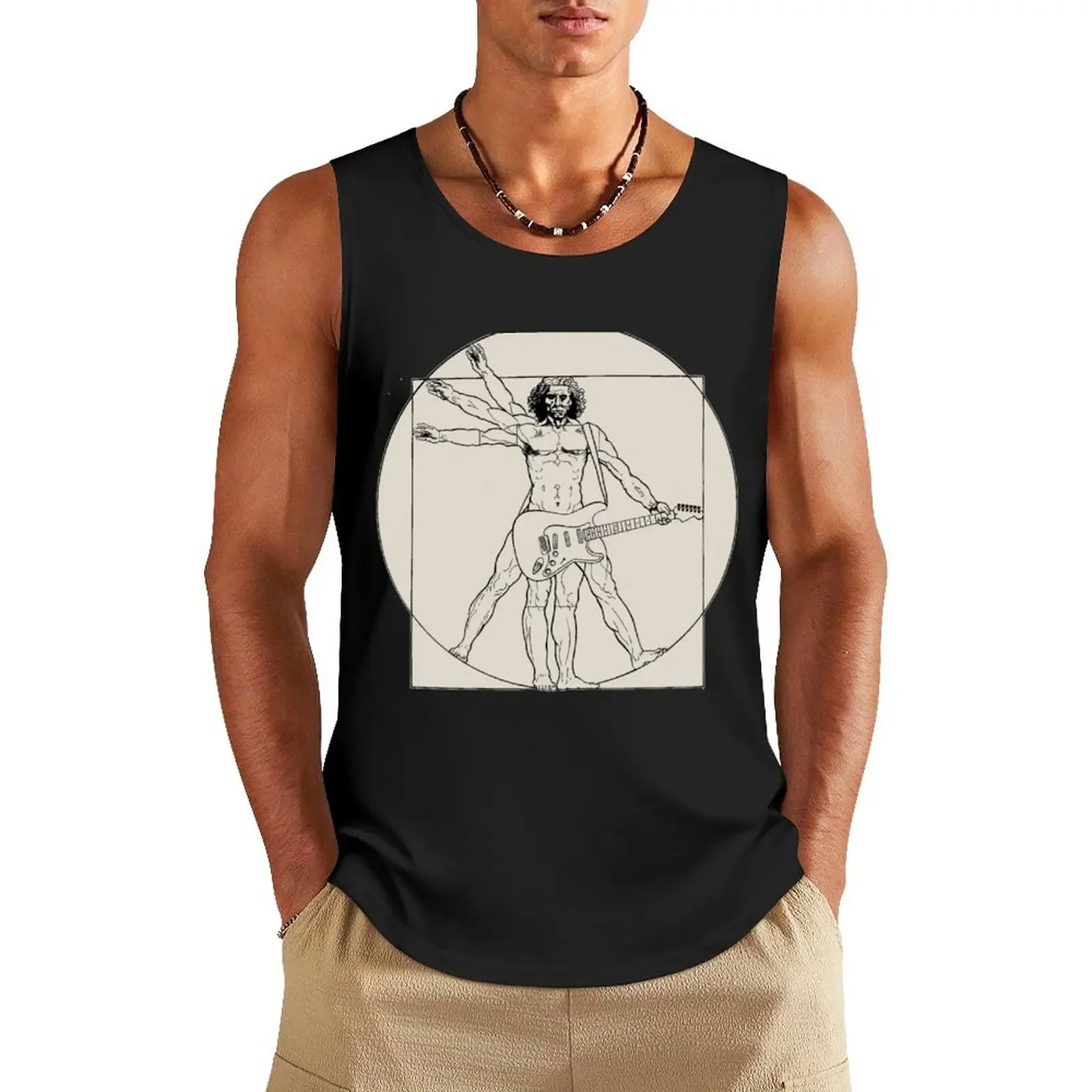 Vetruvian Rock Star Tank Top sports vest quick-drying t-shirt sleeveless Men's t-shirts bodybuilding