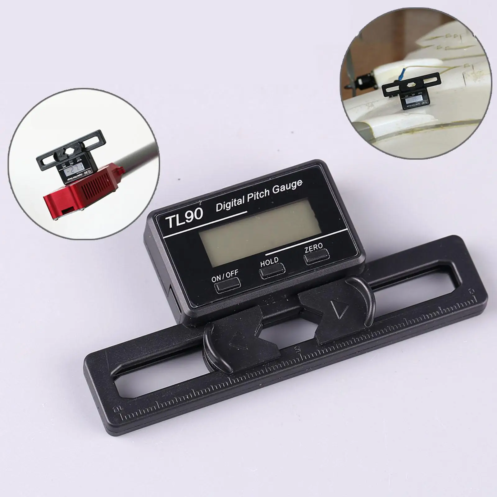 مقياس الملعب الرقمي كفاءة إلكترونية 250-800 مللي متر مقياس الملعب الإلكتروني لتركيب محرك طائرة RC #2