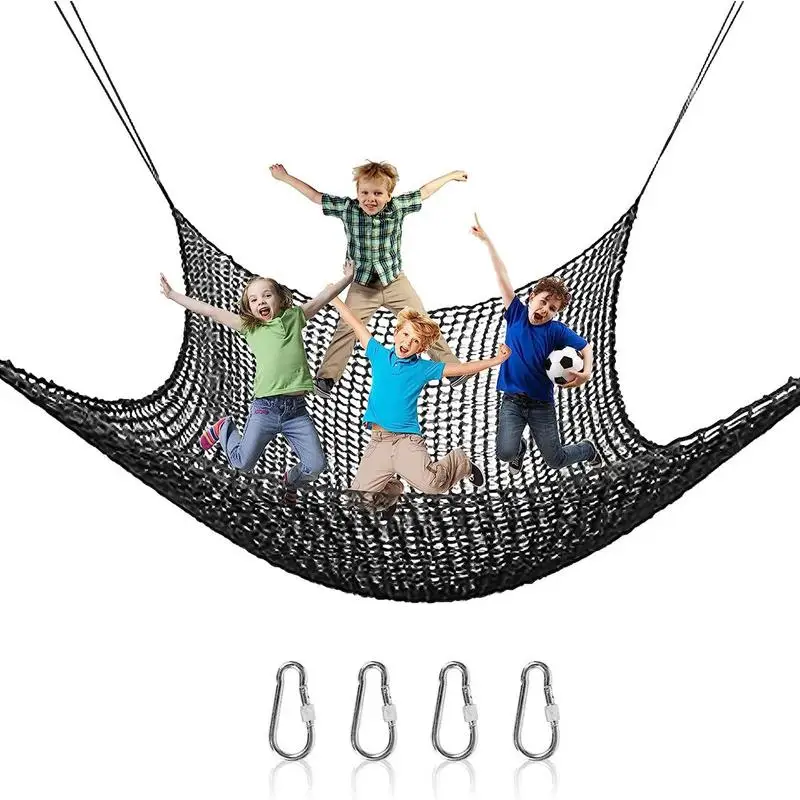 1*3m/2*3m Kids Playground Play Safety Net Outdoor Climbing Cargo Net Children Obstacle Course Double Layers Backyard Safety Net