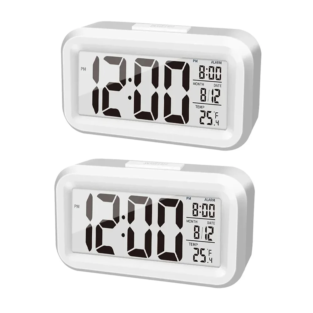 LED Digitale Wekker Backlight Snooze Data Tijdkalender Desktop Multifunctionele Elektronische Backlight Tafelklok - afbeelding 1