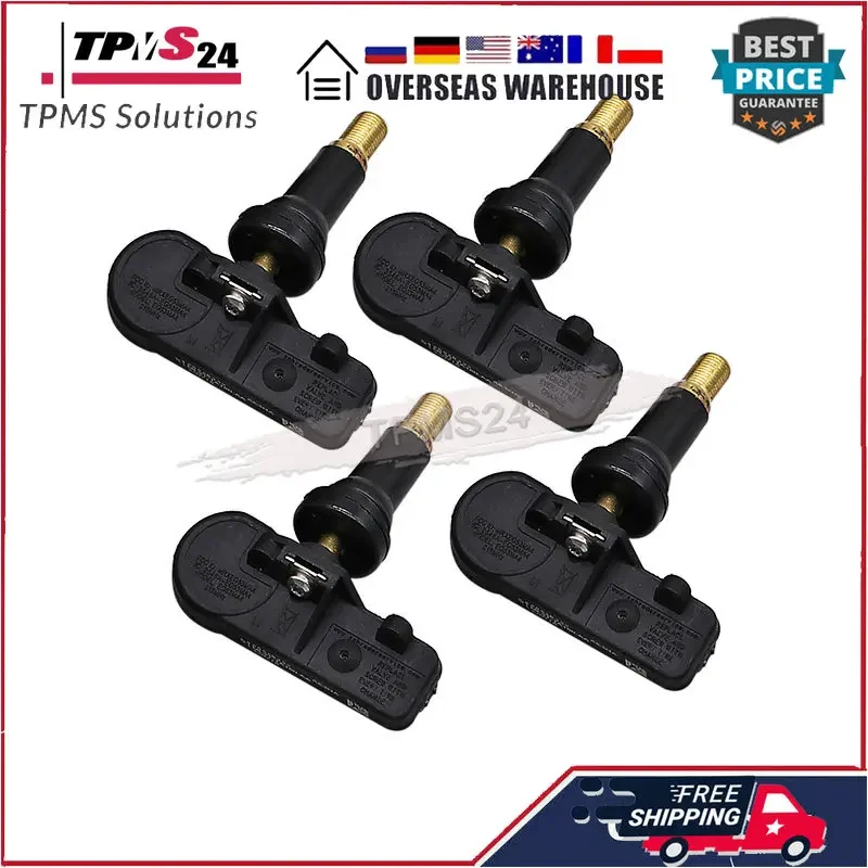 

For Ford Bronco Expedition F-150 ML3T-1A180-AA GL3T-1A180-GA 315MHz 4Pcs TPMS Tire Pressure Monitor Sensor