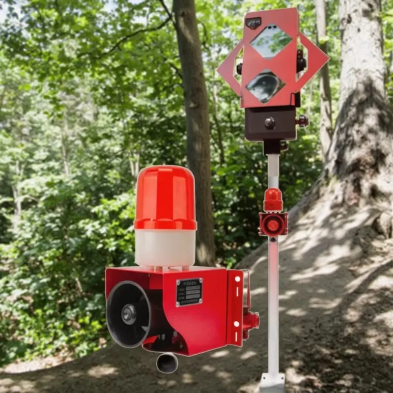 Portable 20m Induction Voice Prompter Outdoor Forest Fire and Drowning Prevention Alarm Voice Broadcaster Warning