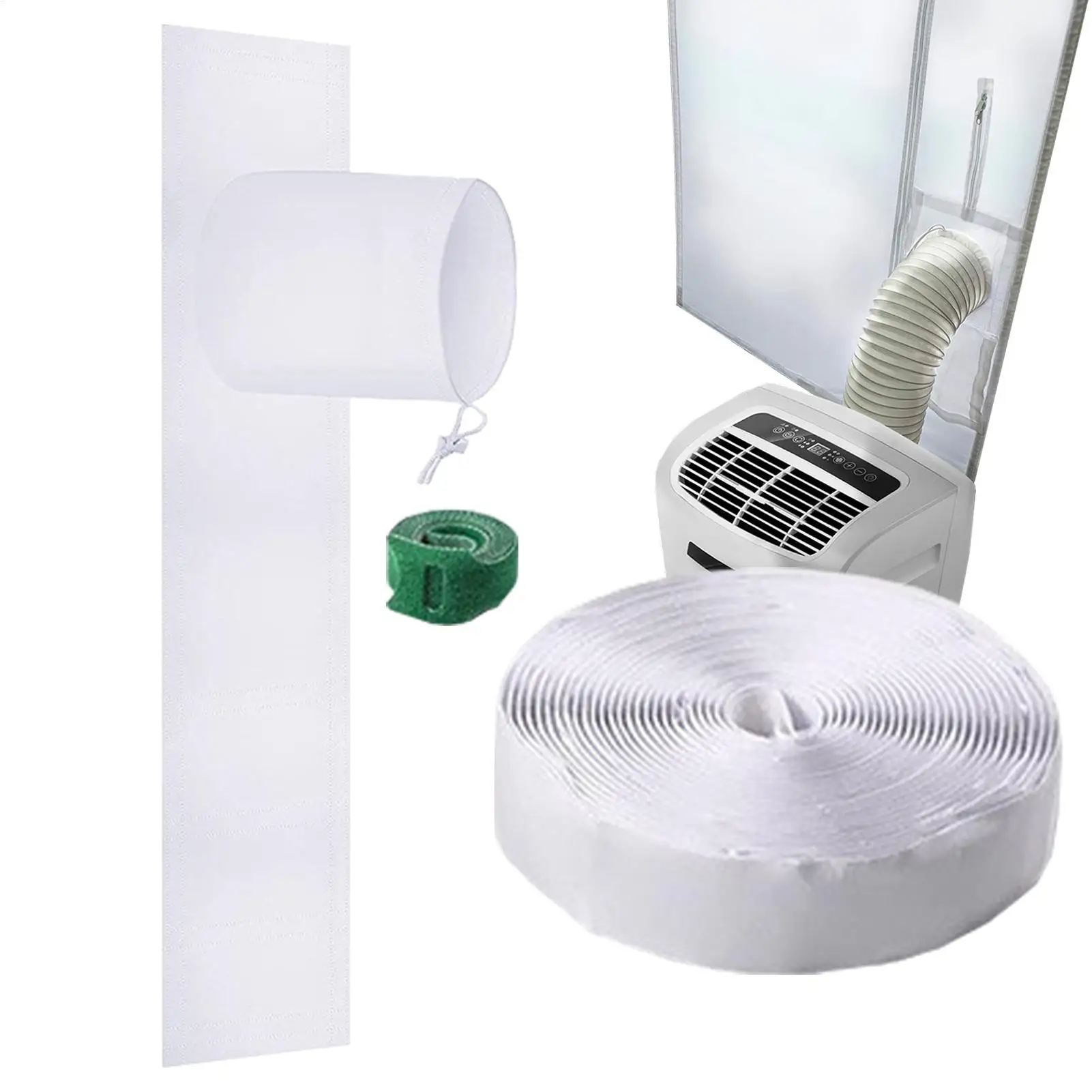 

Window Seal For Portable Air Conditioner Adjustable Portable Air Conditioner And Dryer Drawstring Design Weatherproofing