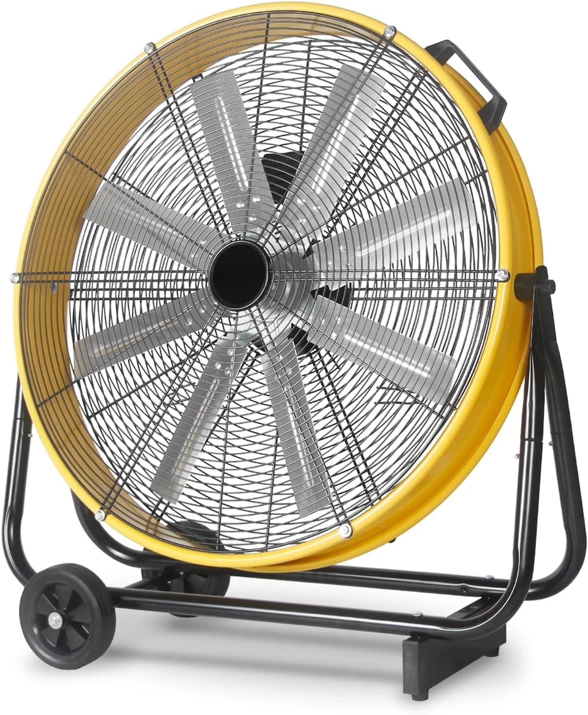 

24 Inch Industrial Floor Fan, 3-Speed High Velocity Shop Fan with 8 Blades, Heavy Duty Drum Fan