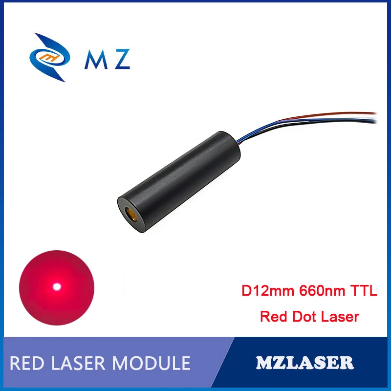 

Red Dot TTL/PWM Laser Diode Module Hot Selling Compact D12mm 660nm 200mw Red Spot Laser Industrial Grade