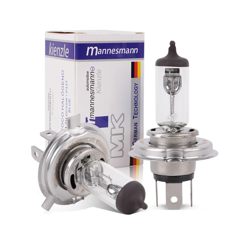 

High Quality Car Lamp H4 Halogen bulbs 3000K 55W 60W Car Light 12V White Bulb Halogen Lamp Yellow Light Hi/Lo 9004 9007 Halogen