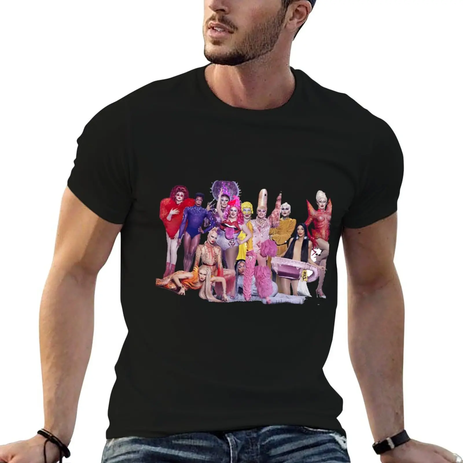 RuPaul’s Drag Race UK season two T-Shirt Construction Work Tee Shirt