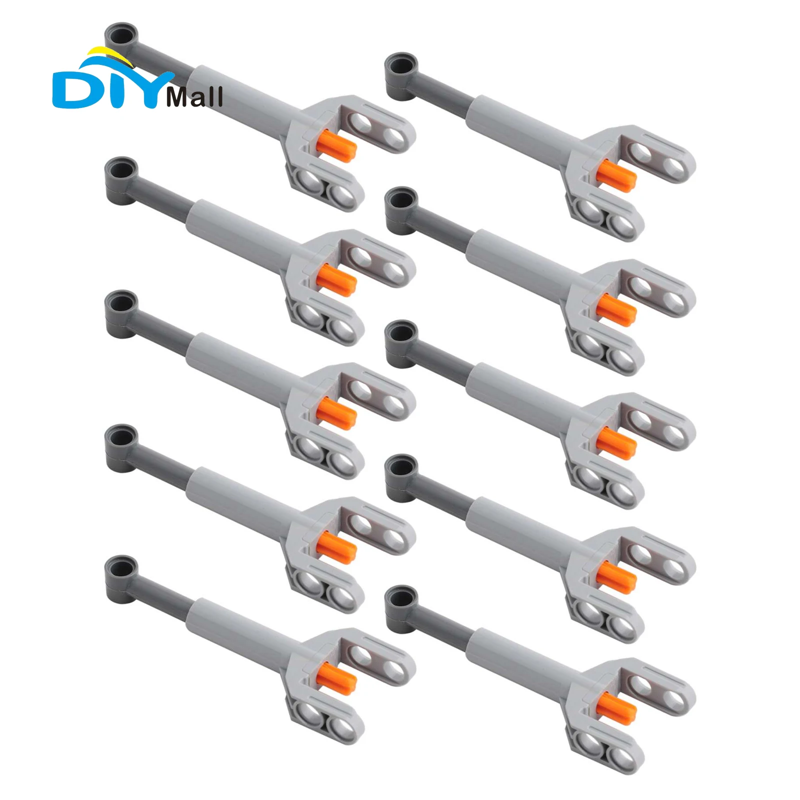 

10pcs -Compatible Linear Actuator Rods MOC Technical Parts ABS Plastic Building Blocks