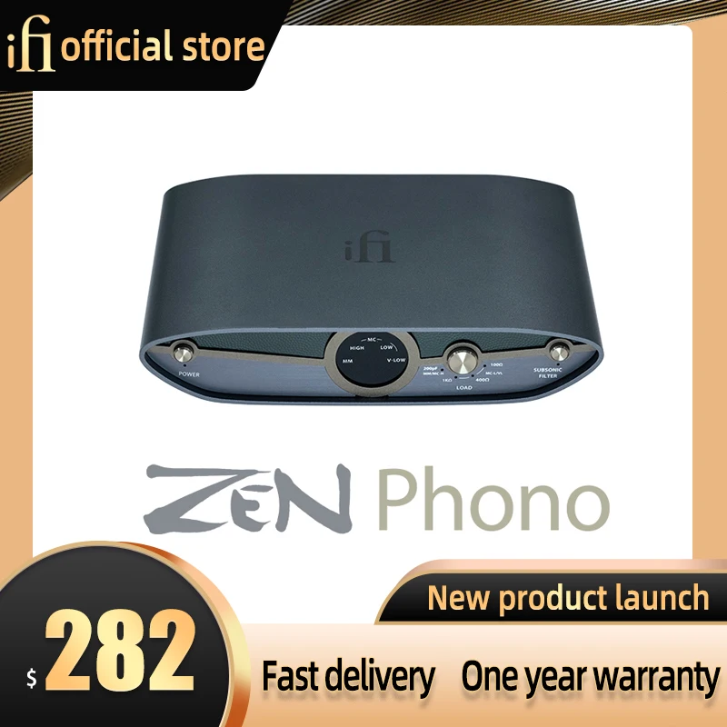 Ifi-zero Equilibrado Inteligente Phono Amplificador de Som mm mc Áudio Stage Low Frequency Filter 3