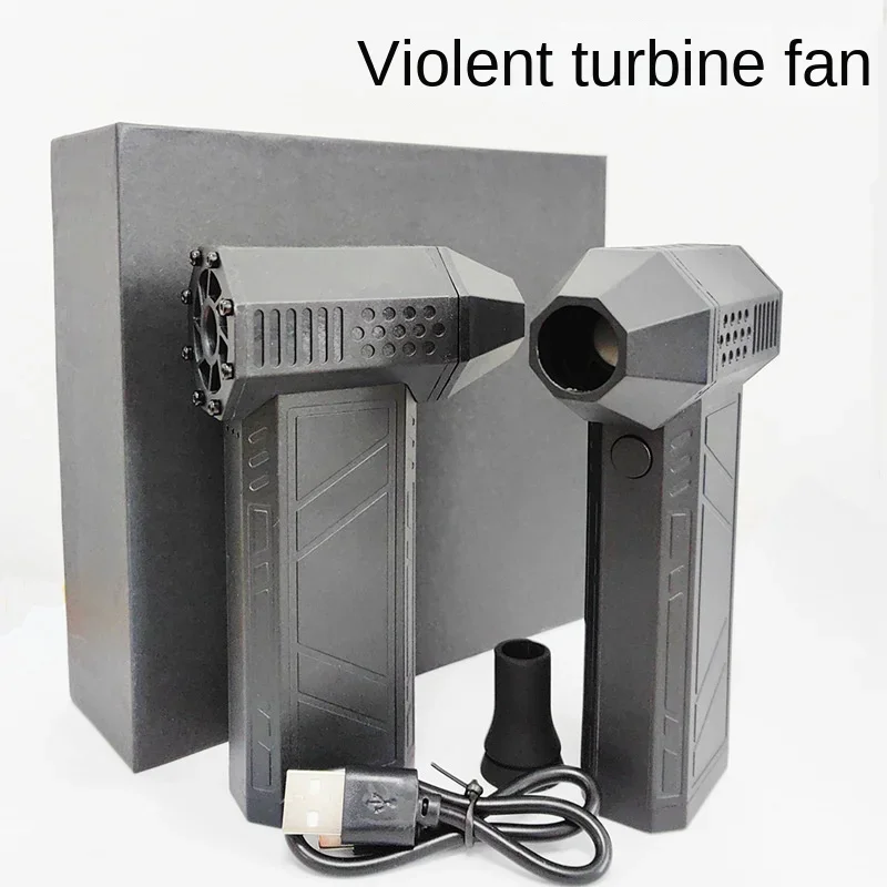 

Turbo Fan Electric Hair Dryer Handheld Outdoor Dust Blower Portable 130000-Turn Brushless Storm Machine