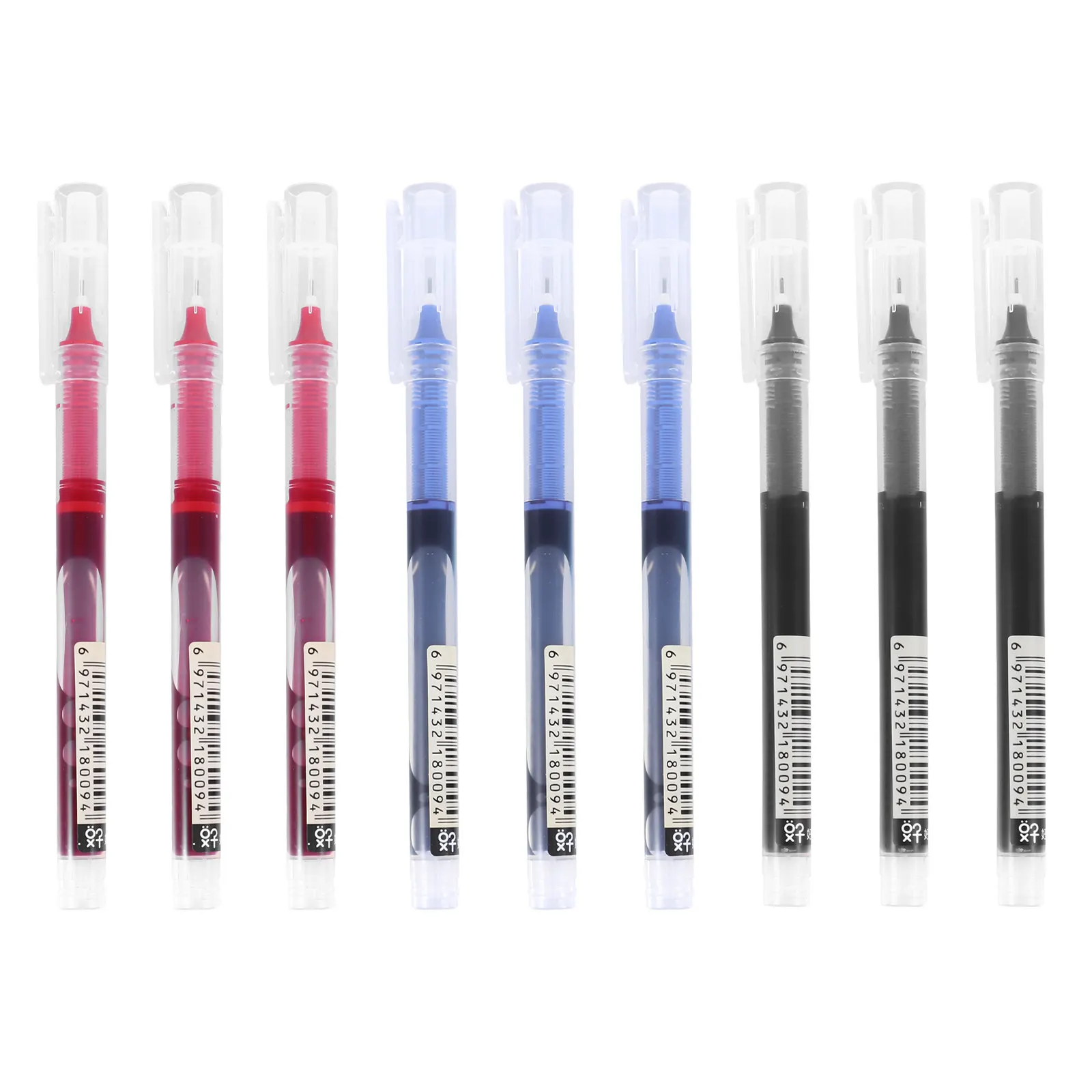 

9pcs Quick-Drying Gel Pens Premium Smooth Writing Portable Neutral Pens For School Office Adult Stationery Supplies