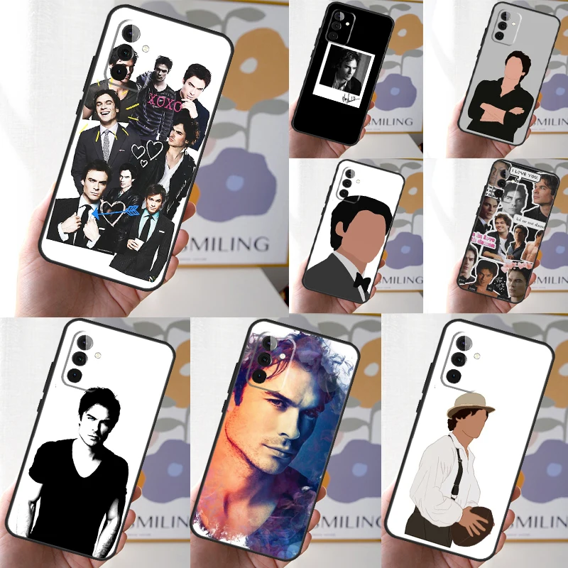 Damon Salvatore Collage Phone Case For Samsung Galaxy A52 A32 A12 A14 A34 A54 A51 A71 A53 A33 A13 A15 A25 A35 A55