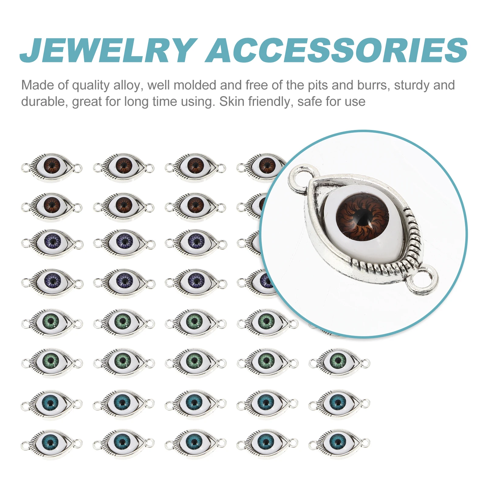 

40pcs Vintage Alloy Pendant Jewelry Making Silver Charm Charms Elegant DIY Accessories Necklace Bracelet Craft Gifts