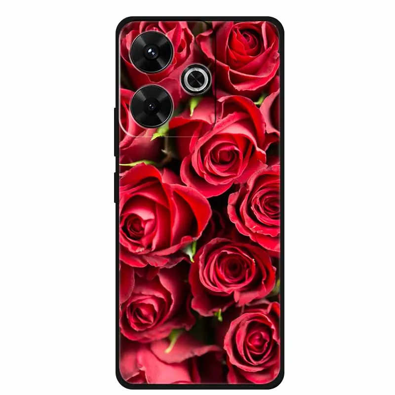 Cool Silicone Cover for Xiaomi Poco M6 4G Case Printed Fashion Soft Cover for Xiaomi PocoM6 4G Case Protective Cartoon Shells