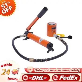 Martinetto idraulico per cilindro Ram 10T/20T con pompa manu...