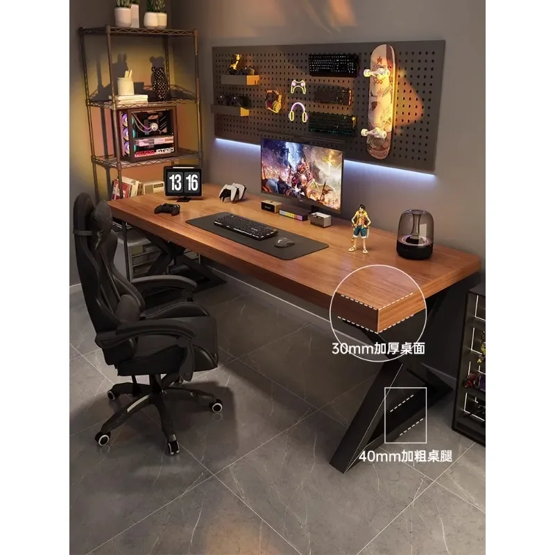 Simple Computer Desk for Home Office Small Writing Table Modern Workbench for Bedroom E-sports Gaming Desktop Study Station