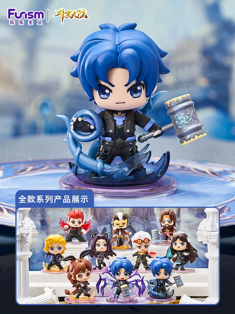 Original Douluodalu Soul Land Soul Master Duel Tangsan Xiaowu Anime Cartoon Figures Blind Box Toy Kid Gift Anime Periphery Model