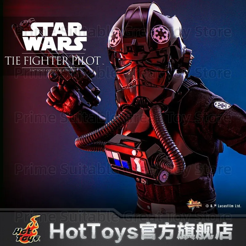 【In Stock】Original Hot Toys Star Wars Episode IV TIE Fighter Pilot 1:6 Scale Collectible Figure Gift&Collection