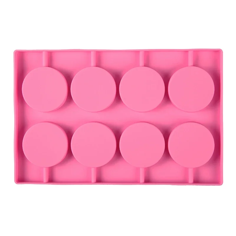 Silicone Mold Big Round Lollipop mold Cake Decorating Tools 3D Snack Tool Kitchen  Bakeware For Same as  Party