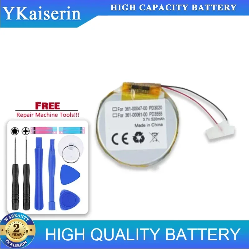 Сменный аккумулятор 520 мА/ч 361-00047-00 361-00061-00 для Garmin touchs1 S1W S2 S3 S4 для Forerunner 110 210 210W PD3032 Сменный аккумулятор 520 мА/ч 361-00047-00 361-00061-00 для Garmin touchs1 S1W S2 S3 S4 для Forerunner 110 210 210W PD3032