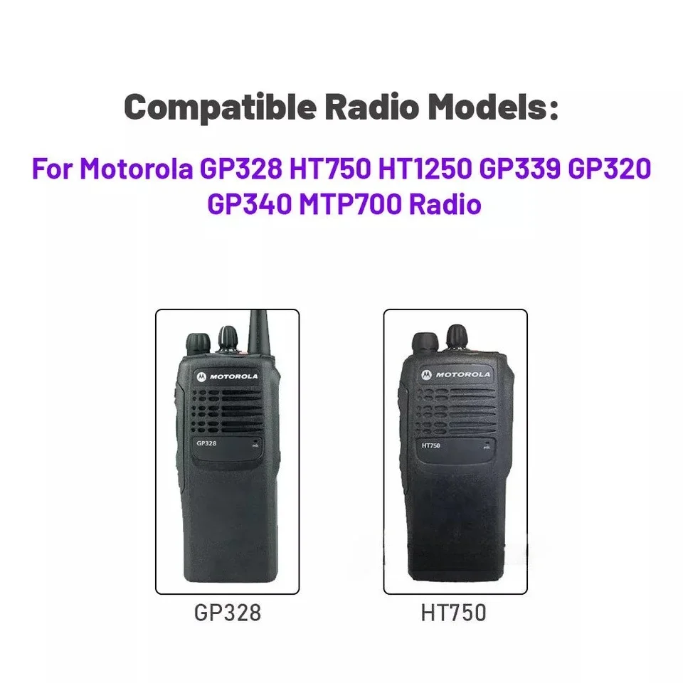 Motorola PMMN4021A micrófono altavoz PTT portátil para GP328 GP338 GP340 GP360 GP680 HT750 HT1250 Ptx760 Pro5150 accesorio de Radio