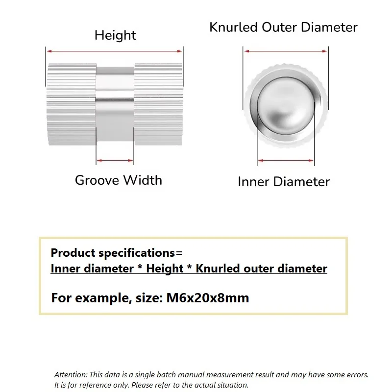 Blind Hole Injection Nut M5 M6 M8 Knurled Hot Melt Molding Injection Embed Nut Stainless Steel