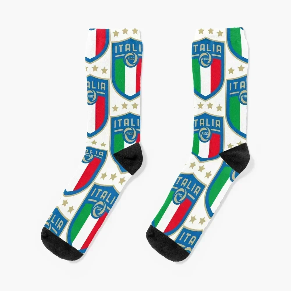 Logo Italia Socks men cotton high quality funny gifts christmas stocking fashionable Socks For Man Women's