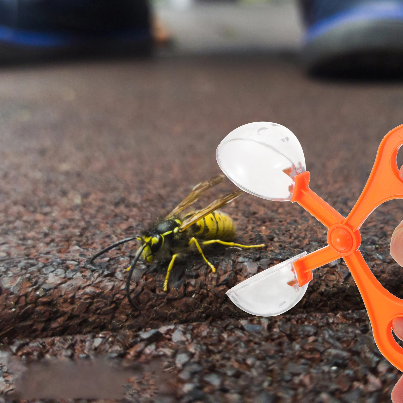 6 مجموعة الاطفال في الهواء الطلق مقص مقاطع الحشرات اصطياد أداة ملاقط بلاستيكية لاستكشاف الطبيعة التعليمية طفل الماسك عدة