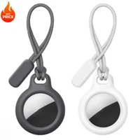 Funda para localizador de Airtags Apple con correa, funda protectora, llavero antipérdida, funda para soporte Airtag, llaves de seguimiento, equipaje para mascotas