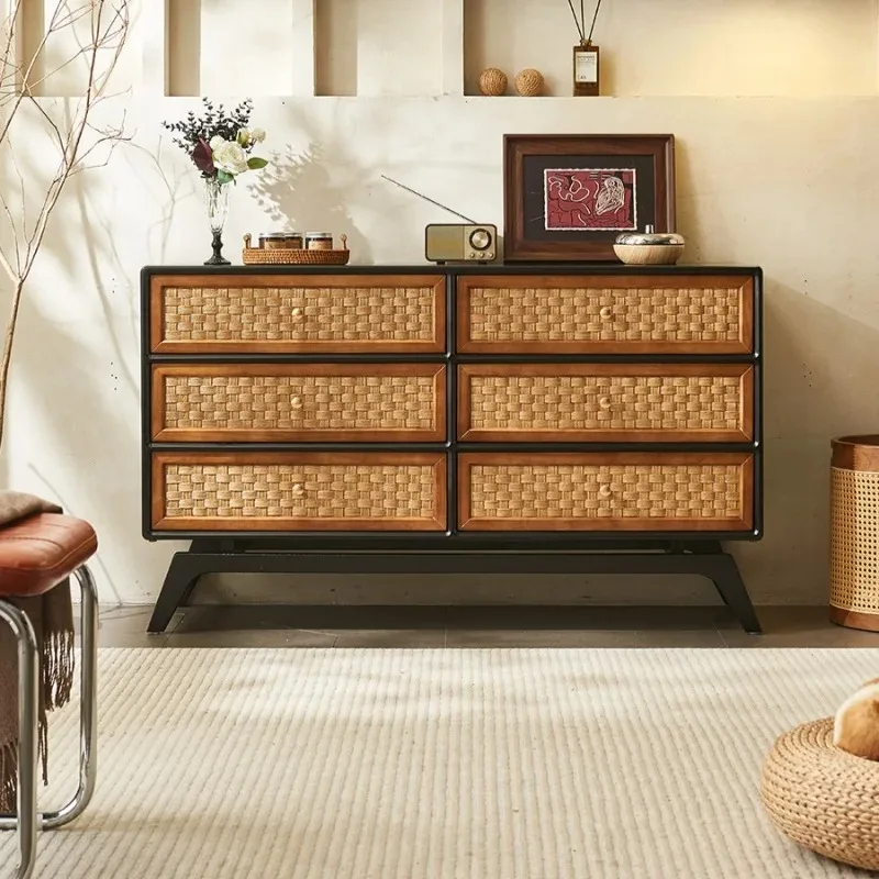 

six-chest cabinet household bedroom bedside cabinet small apartment living room hallway cabinet sofa storage side cabinet