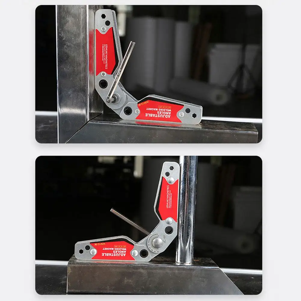 

Регулируемый многоугольный сварочный магнитный зажим, инструмент, сильный магнит NdFeB, магнитный сварочный зажим 20-200 градусов для сварки Fabri M3J4