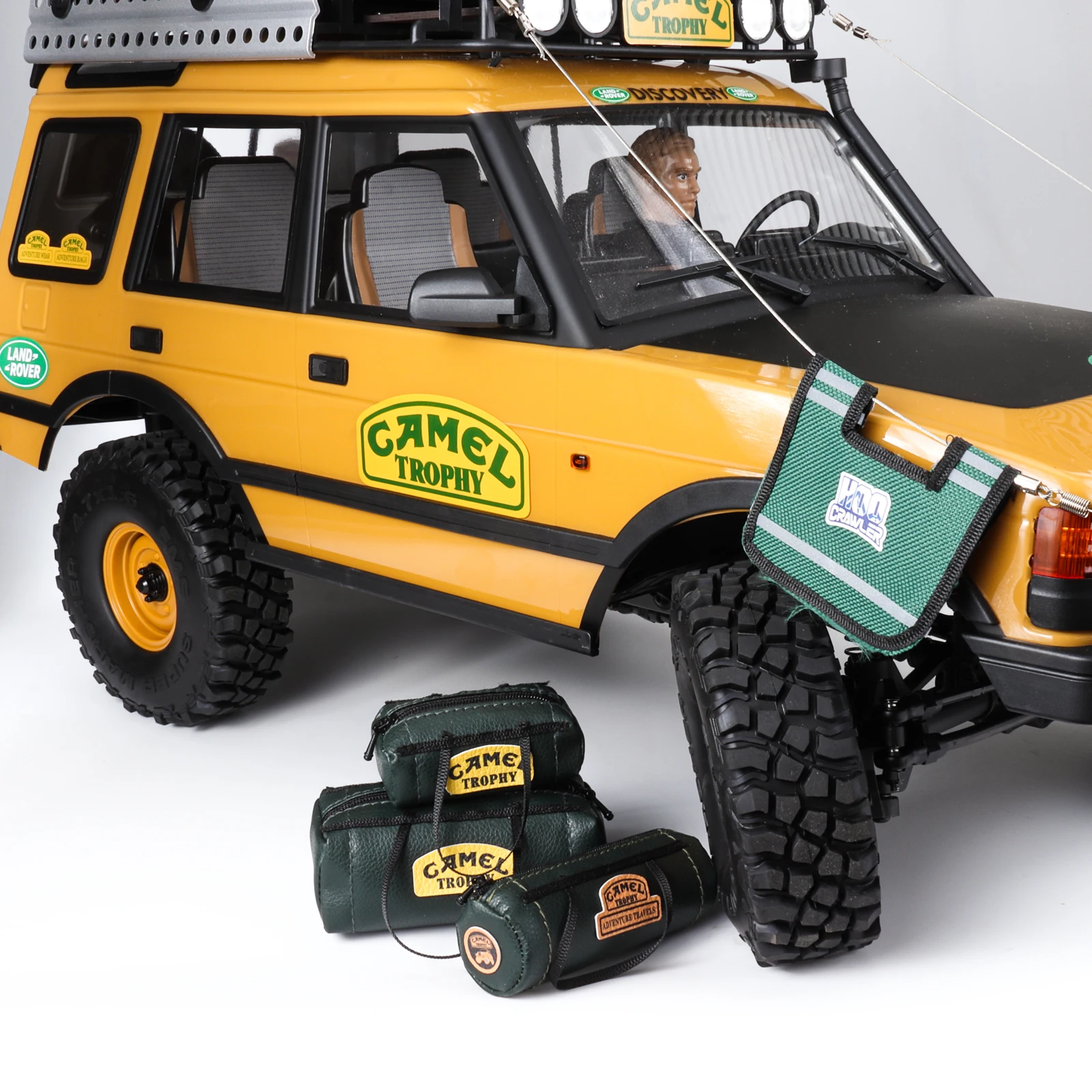 ملصقات جلدية محاكية لسيارات التحكم عن بعد، زخرفة بمقياس كاميل تروفي لسيارات التحكم عن بعد بمقياس 1/10 و1/18 و1/24 مثل SCX10 وFCX10 وTRX4 وTRX4M وSCX24