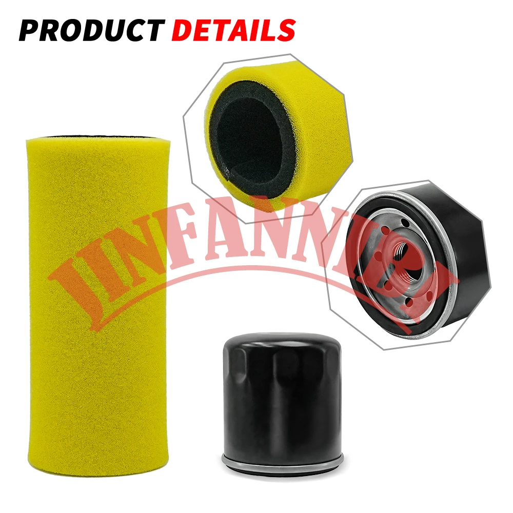 

Air Filter Foam & Oil Filter w/ Spark Plug For Yamaha Rhino 660 YXR660 2004 2005 2006 2007