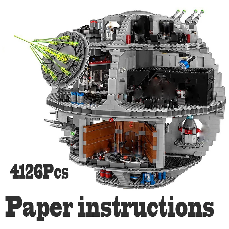 

New 4016PCS Platform Moc Death Star Great Ultimate Building Blocks Bricks Model Compatible 75159 Birthday Toys Gifts 05063