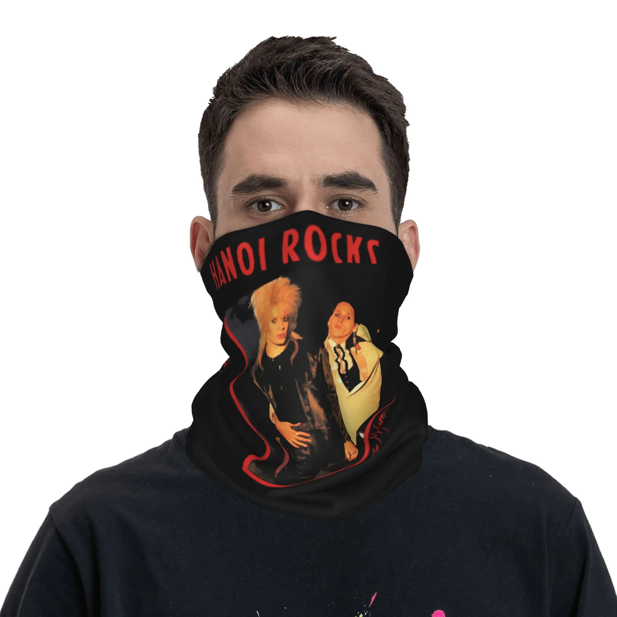 

hanoi rocks Bandana Neck Cover Printed Face Scarf Warm Headband Outdoor Sports Unisex Adult Windproof