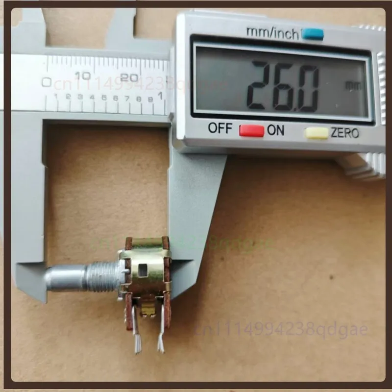 1PCS For 148 Type Dual 6 Pin Potentiometer B20K B100K Rotary Adjust Potentiometer Round Shaft 15MM Lever