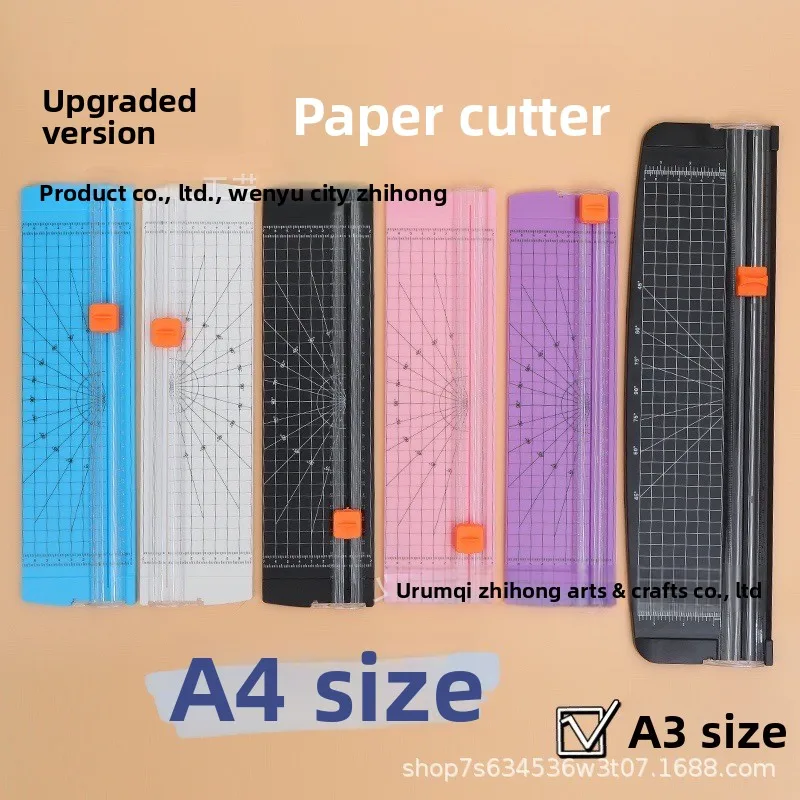 2025 Plastic Base Paper Trimmer Portable A4 Paper Cutting Machine Photo Cutter Scrapbook Blade Home Office Art Crafts Tools