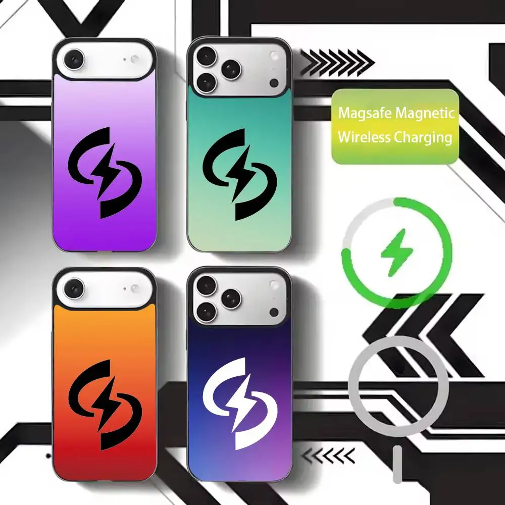 

Cool Lightning Phone Case For iPhone17,16,15,14,13,12,11 Plus,Pro Max Magnetic For Magsafe Wireless Charging