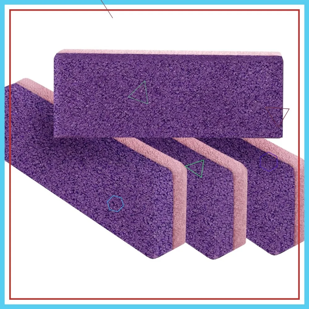 

2-in-1 Pumice Stone for Feet - Exfoliating Callus Remover for Hands & Body (Purple)