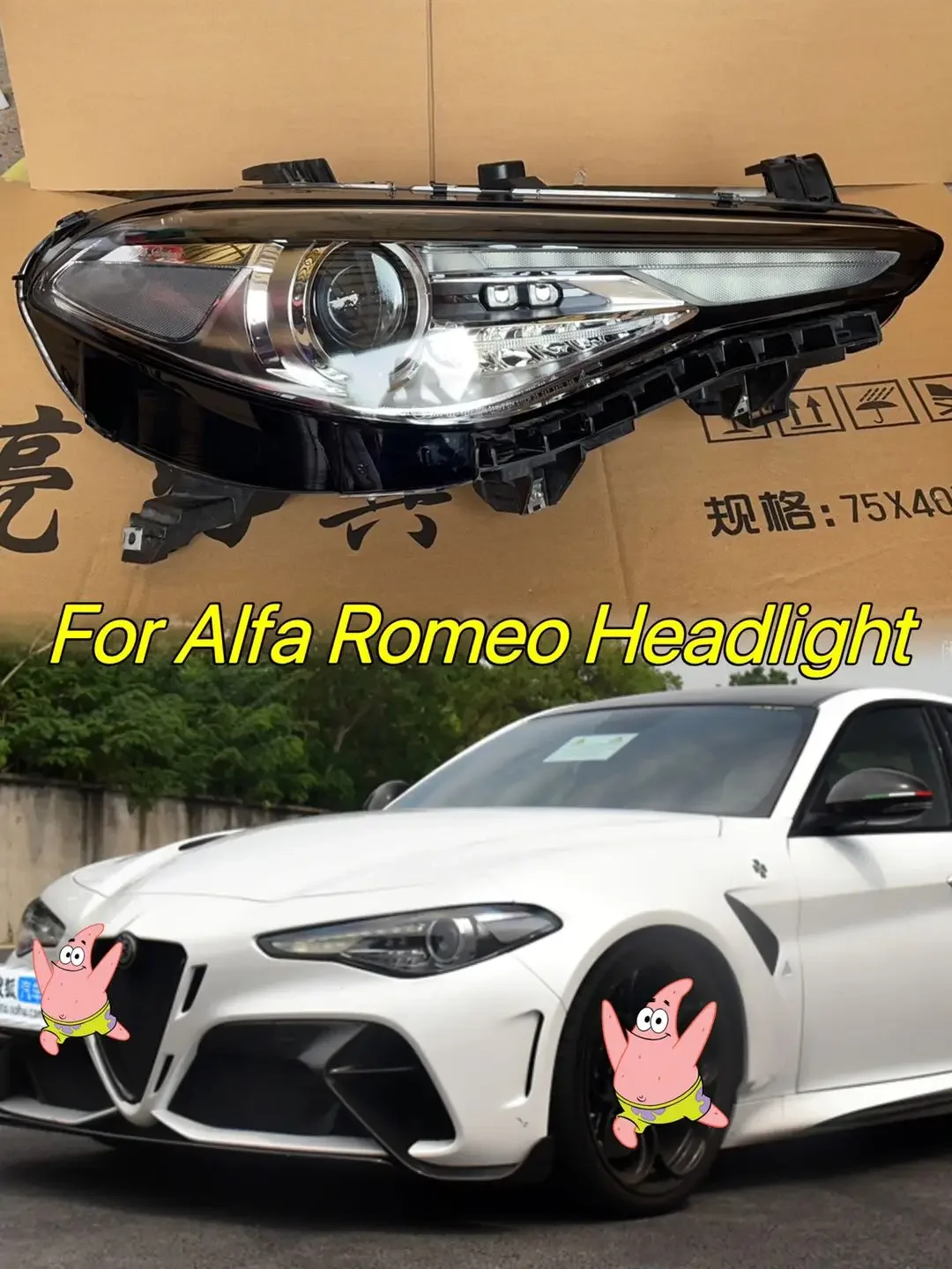 

for Alfa Romeo Giulia one module version headlight assembly led headlight car headlamp car