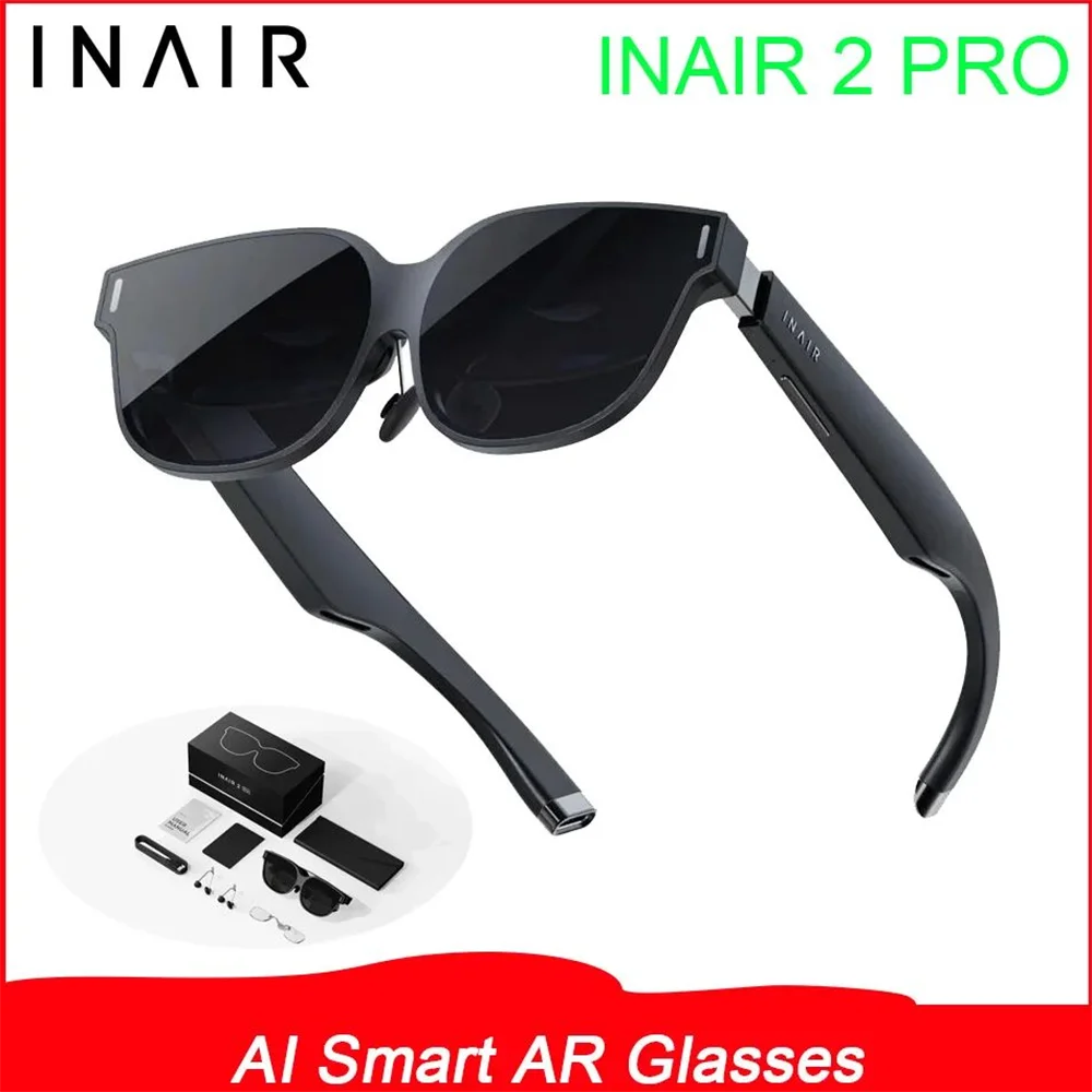 INAIR 2 Pro AI Smart AR Glasses 135" 120Hz Virtual Screen Reality‑Virtual Switch Multi‑Screen Ultra‑Wide Mode