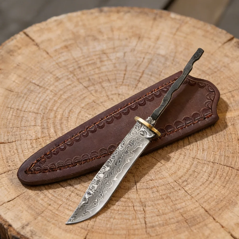 

Заготовки ножей из дамасской стали, полуфабрикаты для ножей с фиксированным клинком, для выживания на природе, домашнего использования, рукоделия и DIY-проектов