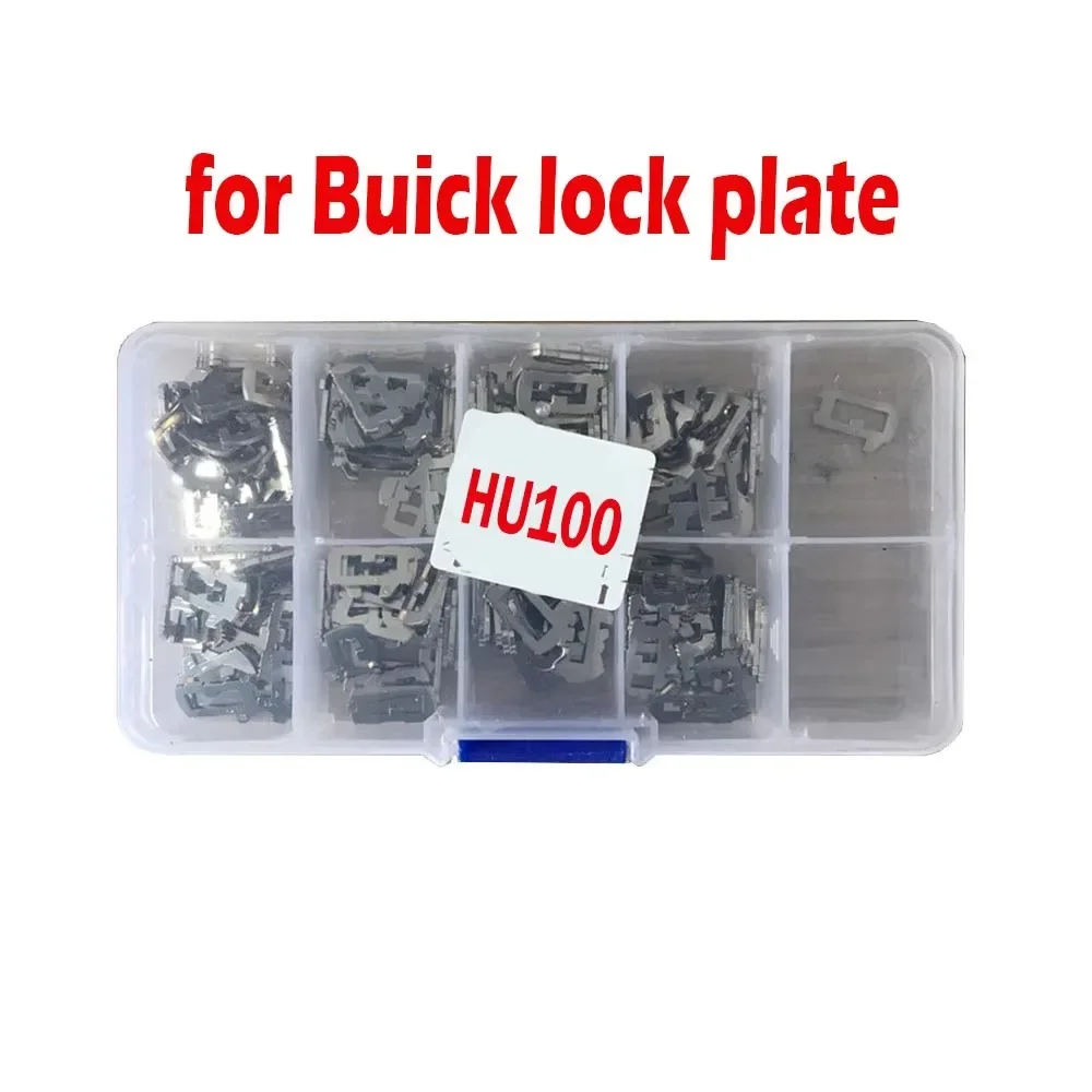 200Pcs/lot HU100 Lock Plate for Buick Car Lock Reed Lock Plate 1R,2R,3R,4R,1L,2L,3L,4L Each 25pcs Car Locking Repair Accessories