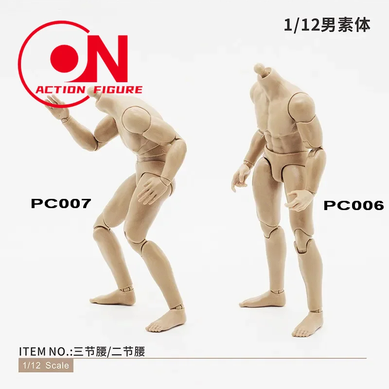 PC006 PC007 1/12 ذكر مشترك الجسم 15 سنتيمتر 2/3 أقسام الخصر سوبر مرنة ذكر الجندي عمل الشكل دمية #4