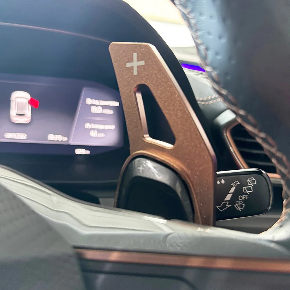 

For Cupra Ateca Formentor VZ5 Leon 2021-2025 Car Steering Wheel Shift Paddle Gear Shifter DSG Extension Styling Car Accessories